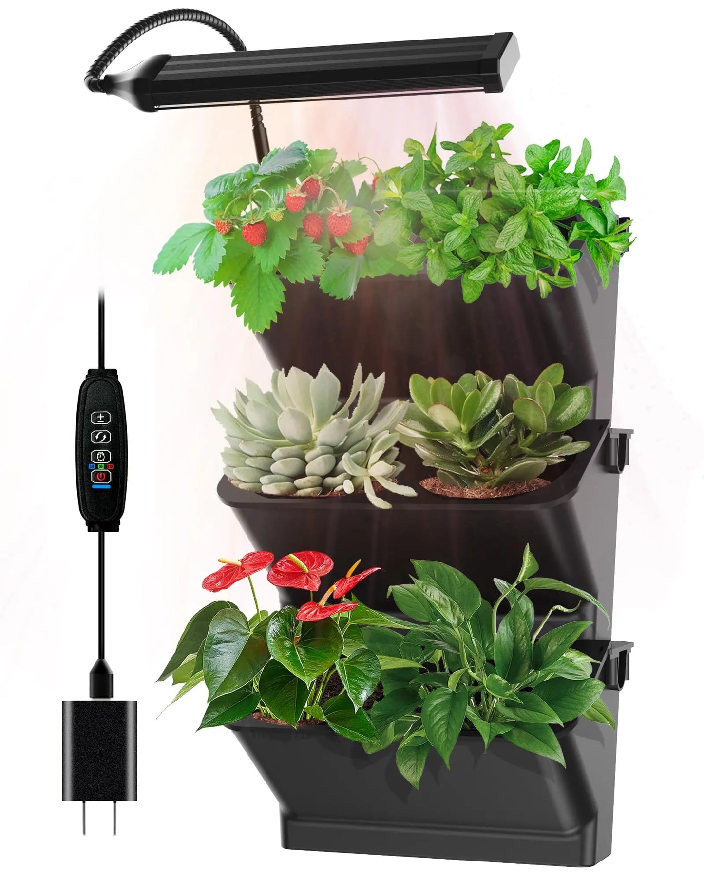 DPROOTS Garden W6 Plant Planter-6 Pods Grow Light Wall System - DPROOTS