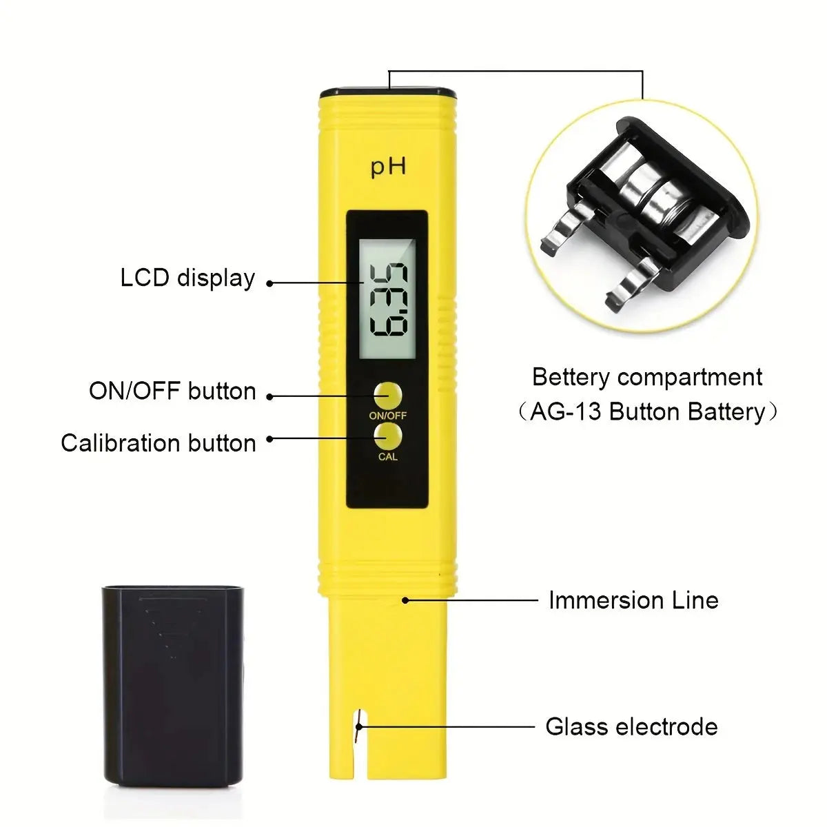 Digital PH /TDS/ EC Meter Tester Thermometer Pen - DPROOTS