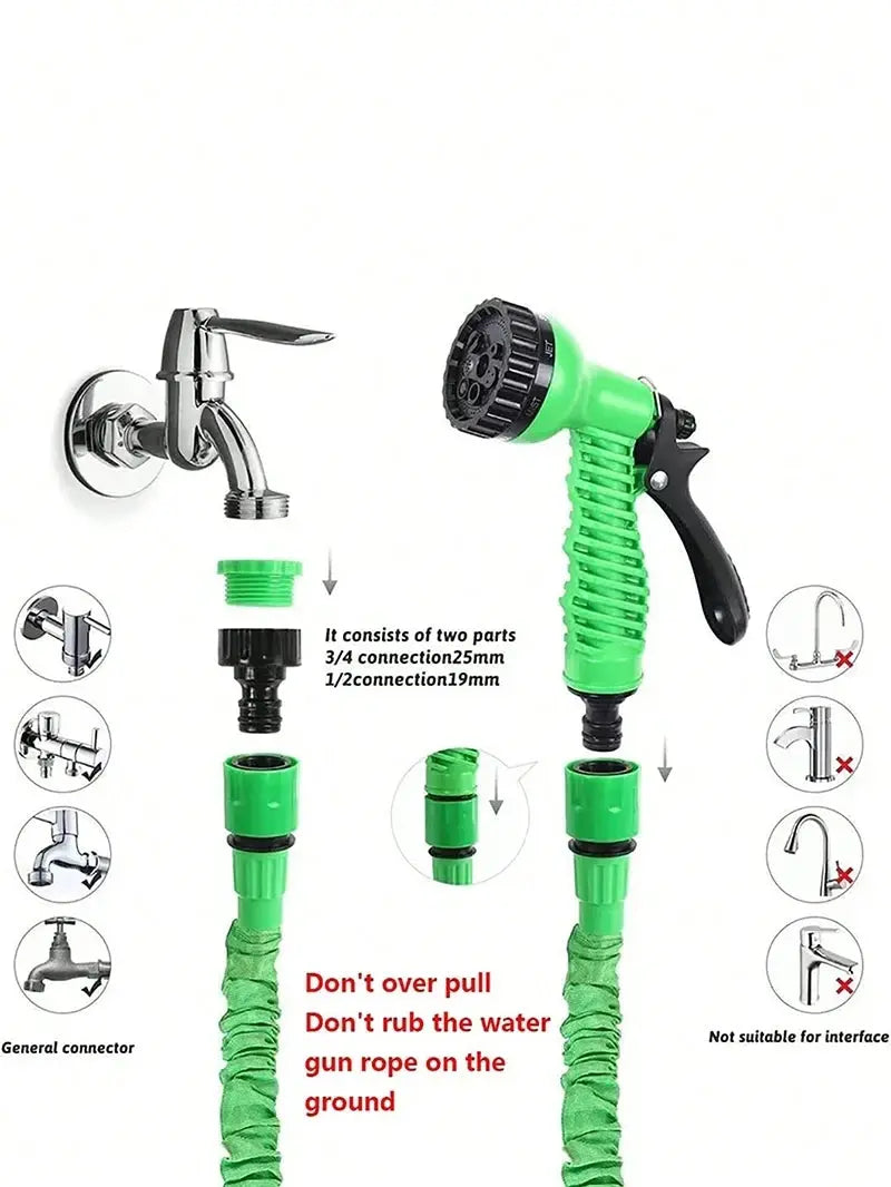 Home Garden Watering Gun Hose With 7 Water Spraying Functions - DPROOTS