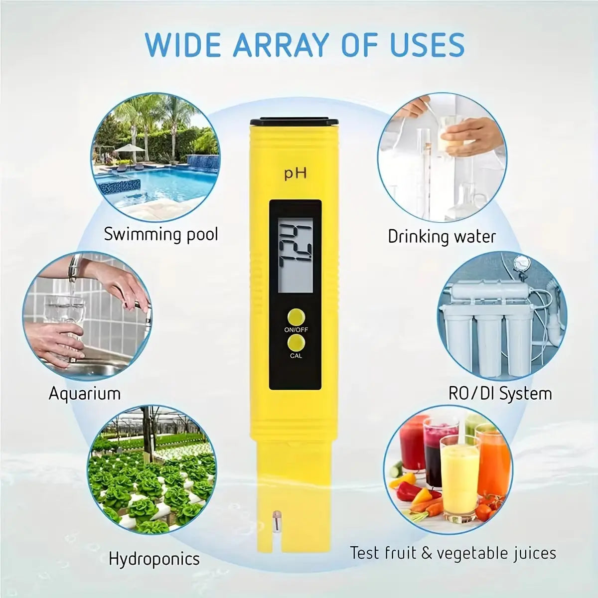 Digital PH /TDS/ EC Meter Tester Thermometer Pen - DPROOTS
