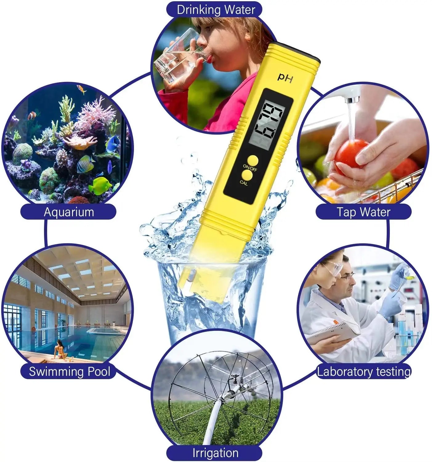 Digital PH /TDS/ EC Meter Tester Thermometer Pen - DPROOTS