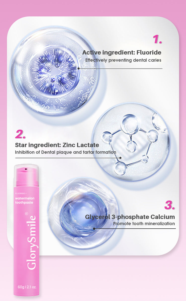 GlorySmile Fruity Toothpaste – Fresh Breath & Gentle Daily Whitening