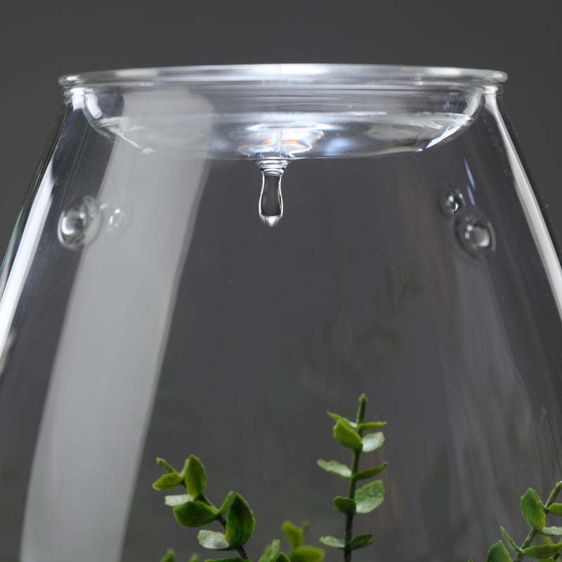 DPROOTS Garden Micro Landscape Ecological Desktop Glass Plant Terrarium