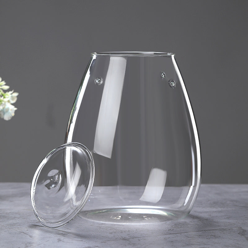 DPROOTS Garden Micro Landscape Ecological Desktop Glass Plant Terrarium