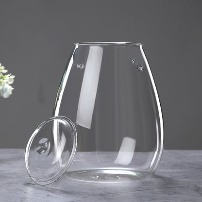 DPROOTS Garden Micro Landscape Ecological Desktop Glass Plant Terrarium